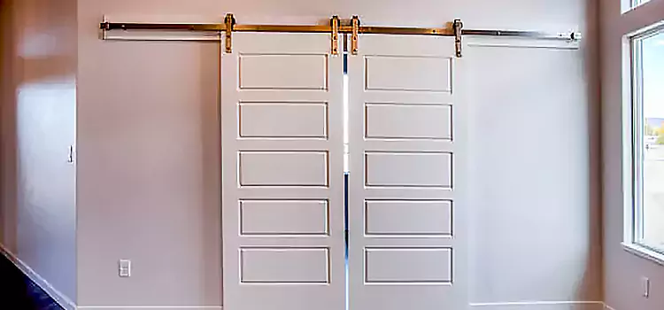 Glass Barn Door with Installation Hardware Kit West Bend